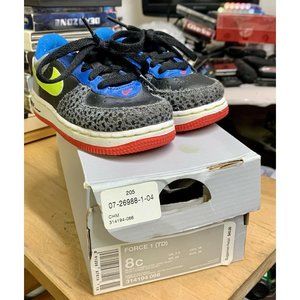 Nike AIR Force 1 Toddler Sneakers 314194-066  Size 8C With Box! VG (C2)